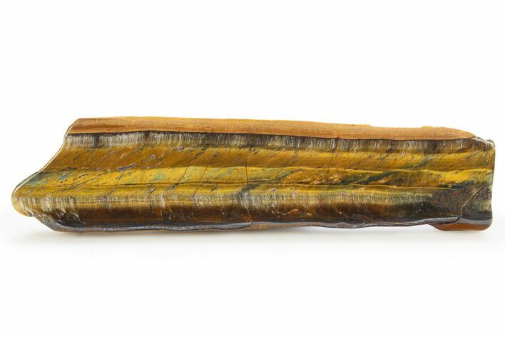 Polished Blue & Orange Tiger's Eye Slab - South Africa #320059